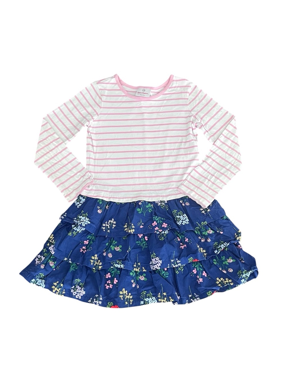 Hanna Andersson (6|7y) Tiered Skirt Dress